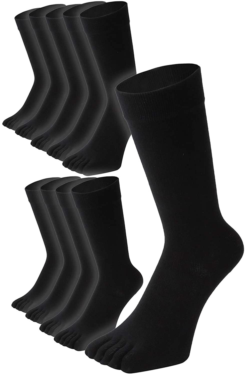 【本日限定価格】 5本指ソックス AUTHENTIC cm 25-28 10足セット ビジネスソック