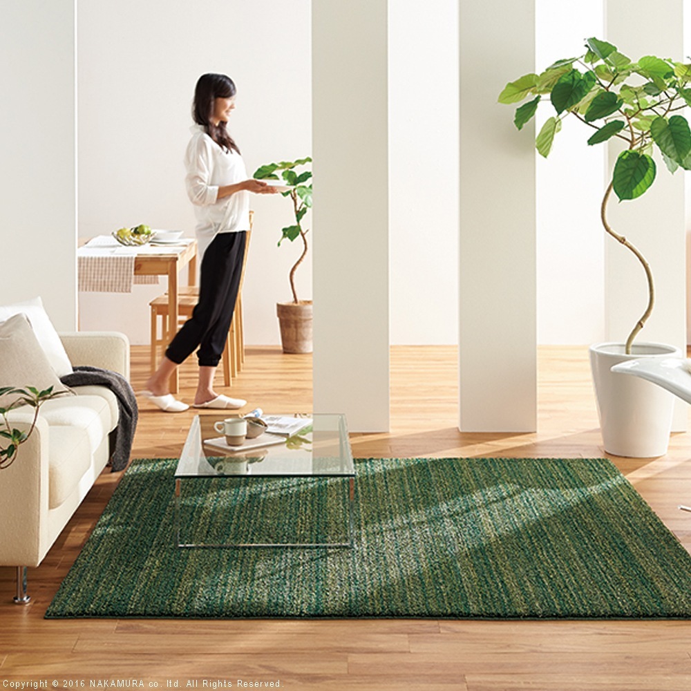 ラグ カーペット ラグマット マット ふかふか やわらかい 防ダニ 防音 防炎 日本製 200x200cm ホットカーペット付2点セット