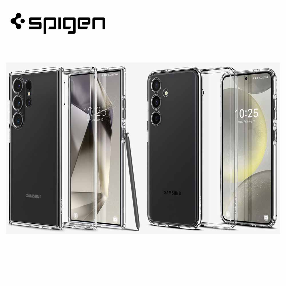 即納 ギャラクシー Galaxy シュピゲン Spigen ウルトラハイブリッド/クリスタルクリア S25/S25UltraS24/S24Ultra/S23/S23Ultra 耐衝撃 米軍MIL規格