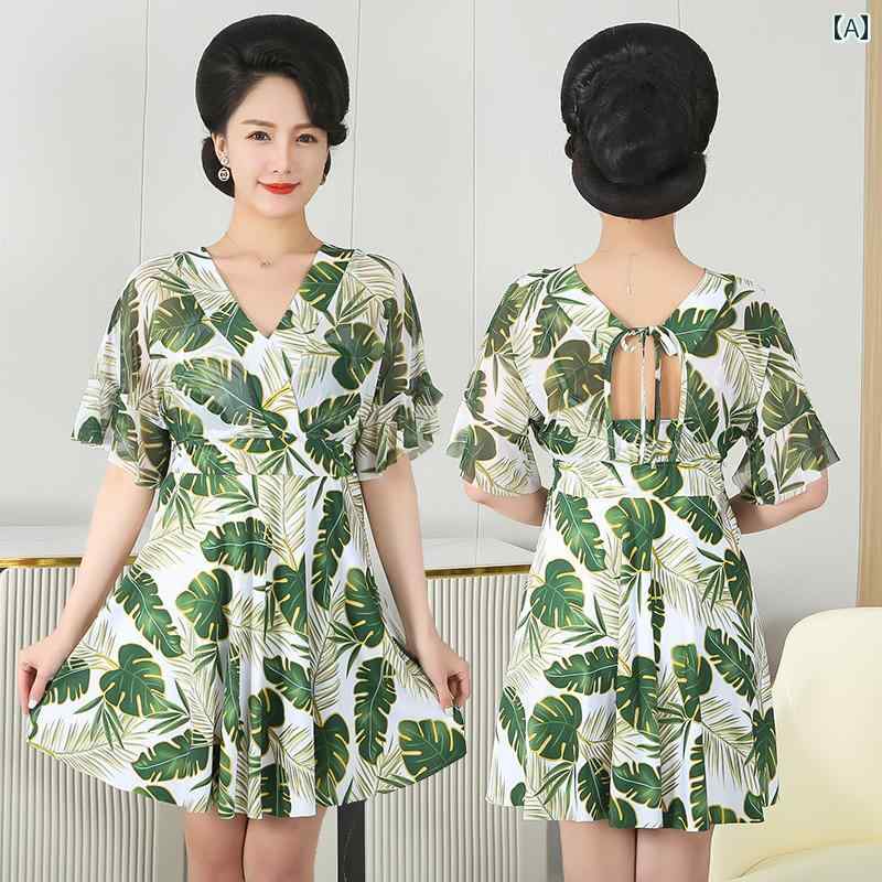 水着 ワンピース スイムウェア 大きいサイズ 体型カバー スイミング 海水浴 ビーチ プール ビーチスポーツ 夏 速乾 おしゃれ レディース