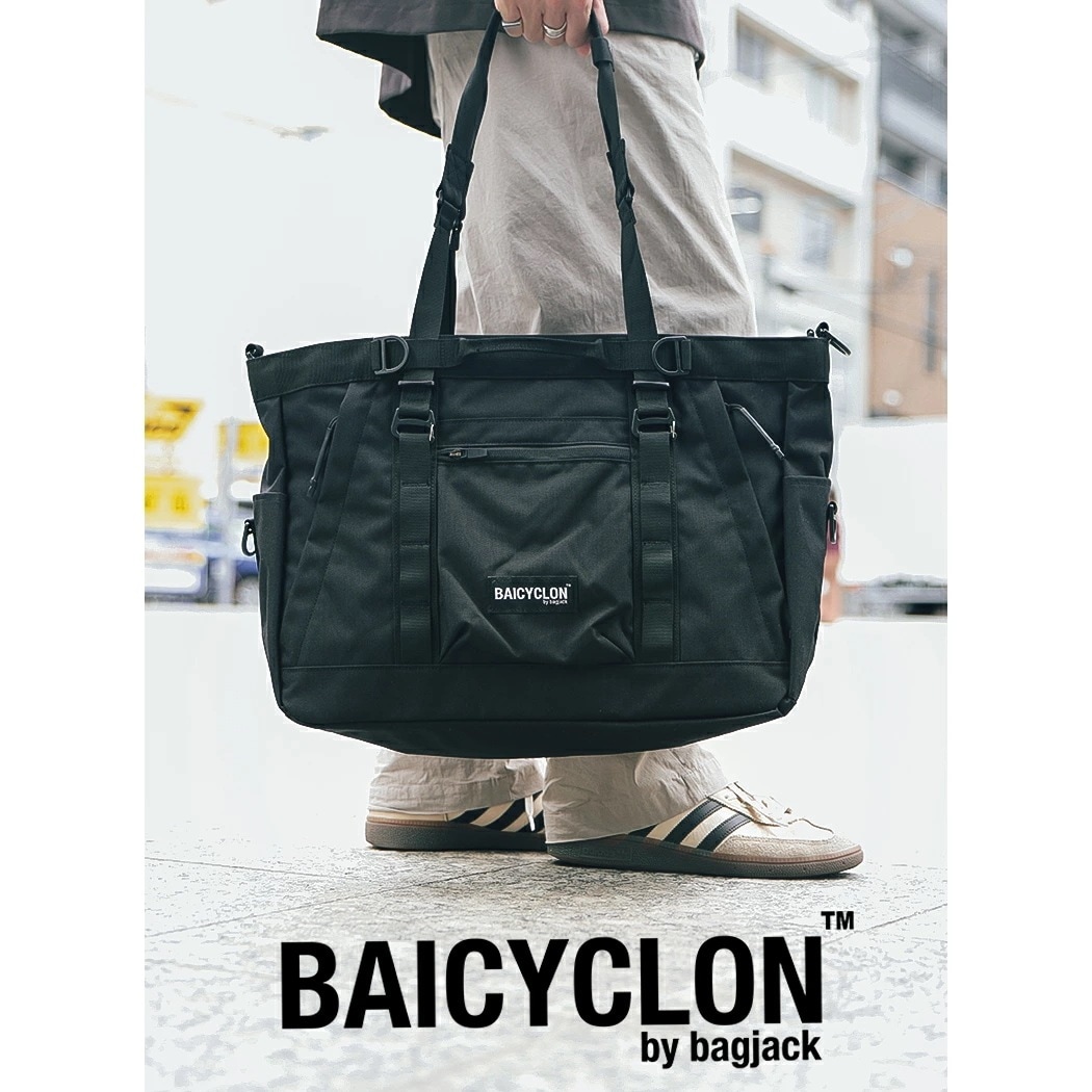BAICYCLON バイシクロン トート バッグ TOTE BAG BLACK ( ブラック 黒 メンズ レディース かばん 国内正規品 ショルダー BCL-17Ver2 ) 12,415円