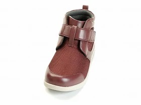 徳武産業 あゆみシューズ 介護靴 外出用 ハイフィット ワイン 片足/左Lサイズ 1317 5,227円