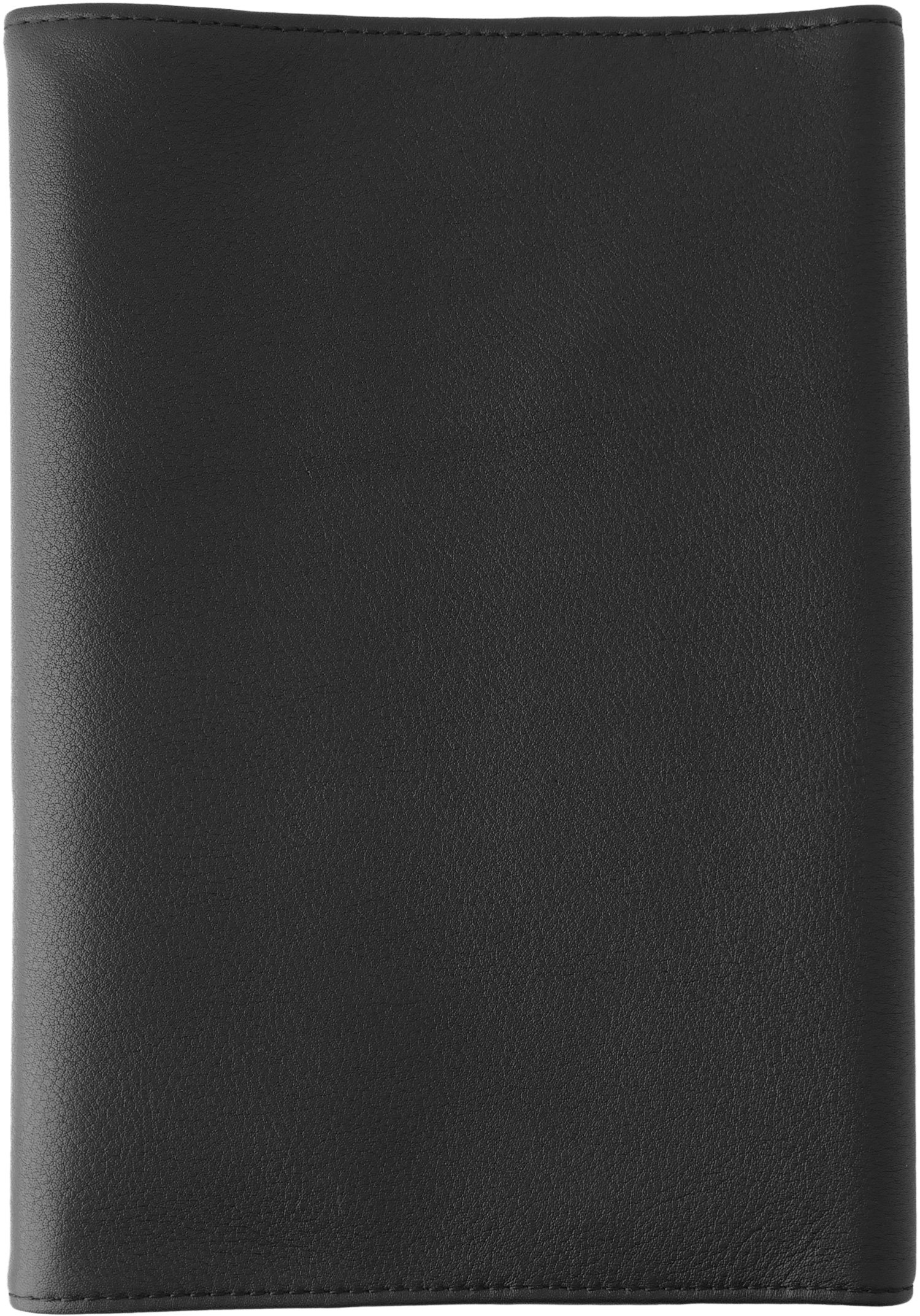 スリップオン(SLIP-ON) フリータイプ四六判ブックカバー OSL ソフトレザー 本革 ブラック OSL-4501-BK