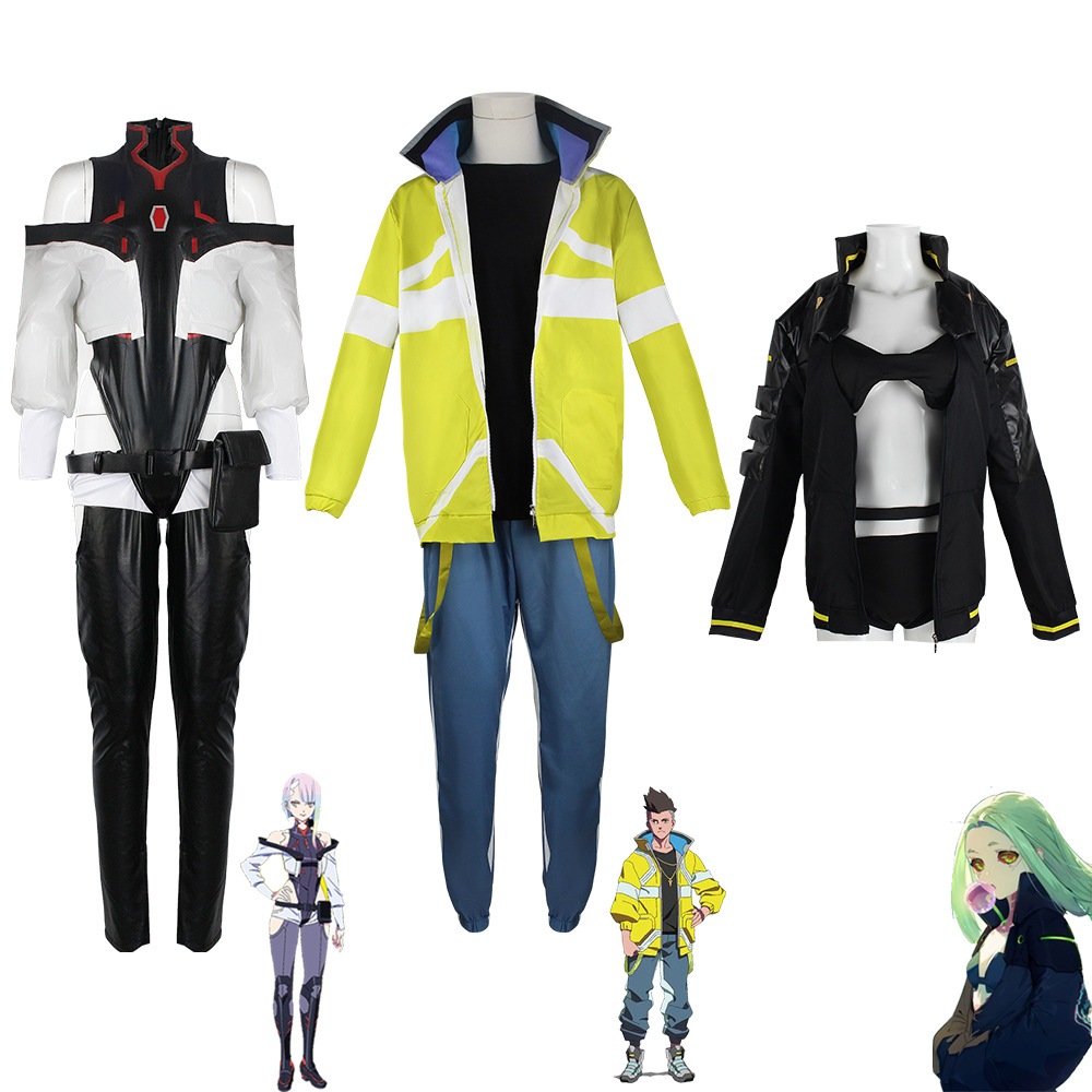 サイバーパンク エッジウォーカー コスプレ ルーシーC 衣装 デビッド レベッカ77 衣装 コスプレ サイバー