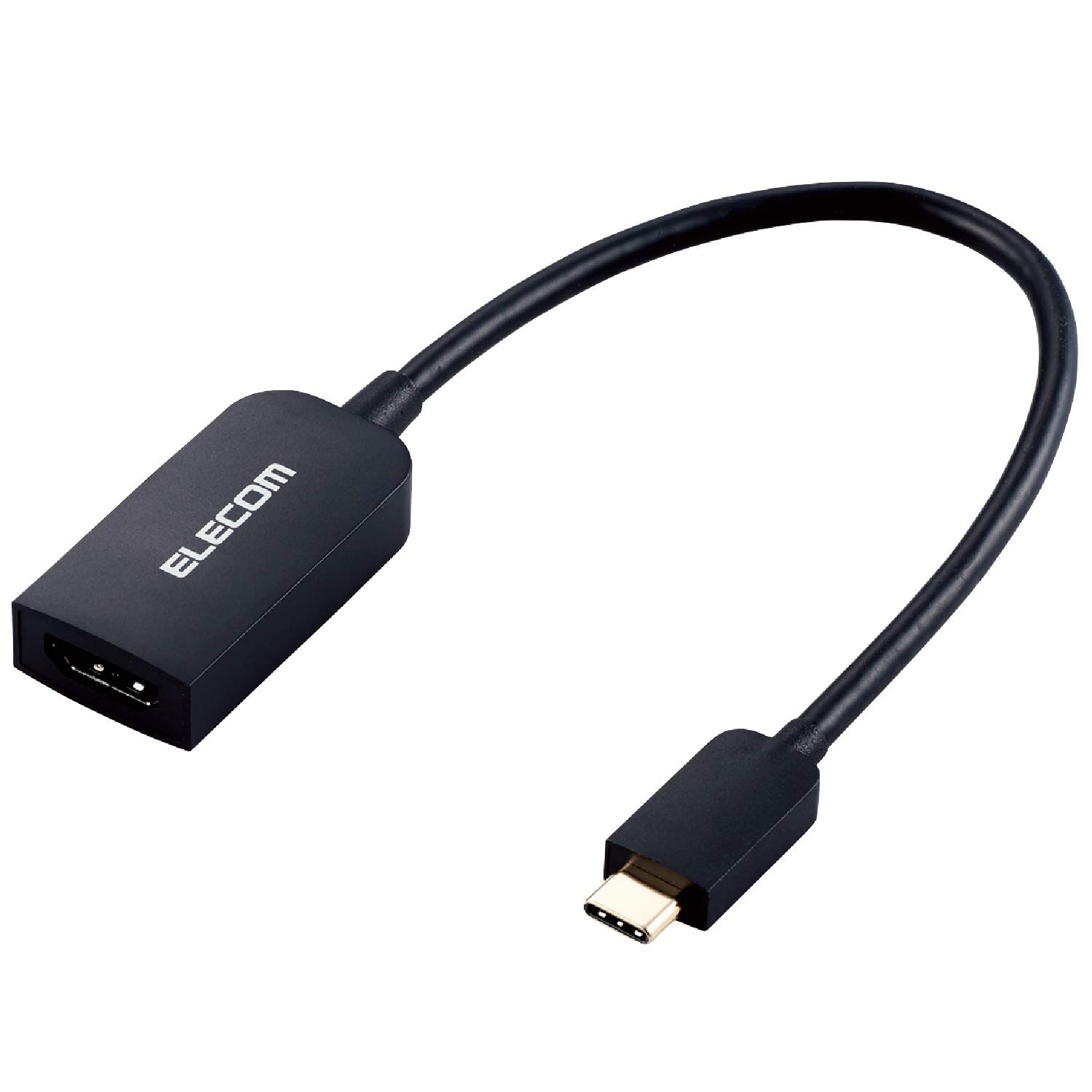 USB-C HDMI 変換 (USB C to HDMI 60Hz 変換アダプタ ) 0.15m ブラック AD-CHDMIQBK2
