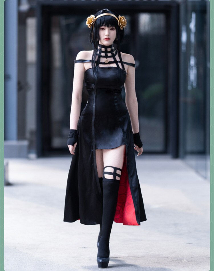 スパイファミリー ヨルフォージャー ドレス コスプレ衣装 コスチューム ハロウィン 変装 仮装