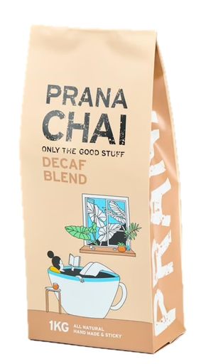 プラナチャイ デカフェ(ノンカフェイン)ブレンド 1KG PRANA CHAI DECAF BLEND (デカフェ, 1KG) (1KG, デカフェ)