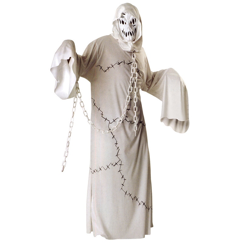 コスプレ 仮装 大人用クールゴール 【 コスプレ 衣装 ハロウィン 仮装 コスチューム 男性用 パーティーグッズ ゴースト ホラー おばけ 幽霊 お化け 怖い 余興 オバケ メンズ 】