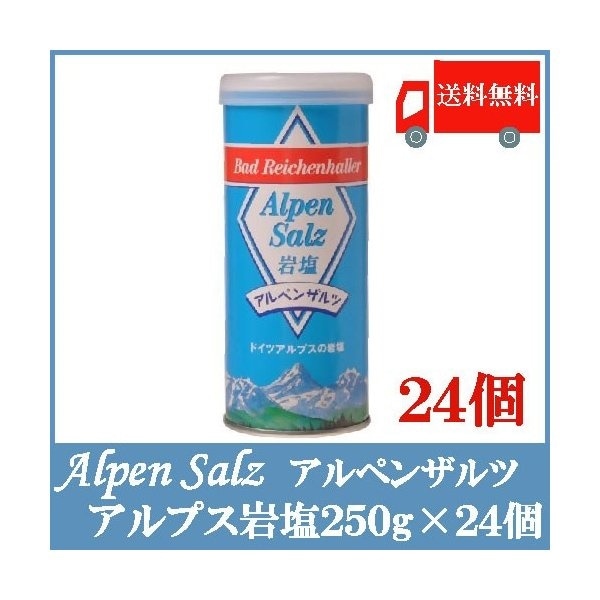 メール便送料無料対応可】 岩塩 250g アルプス岩塩) (ドイツ 24個 塩 - flaviogimenis.com.br