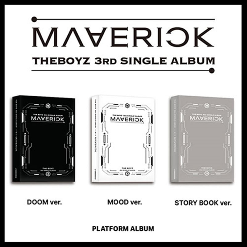【未開封新品】（3種セット）ザボーイズ3集シングルMAVERICKプラットフォーム（LRE001）