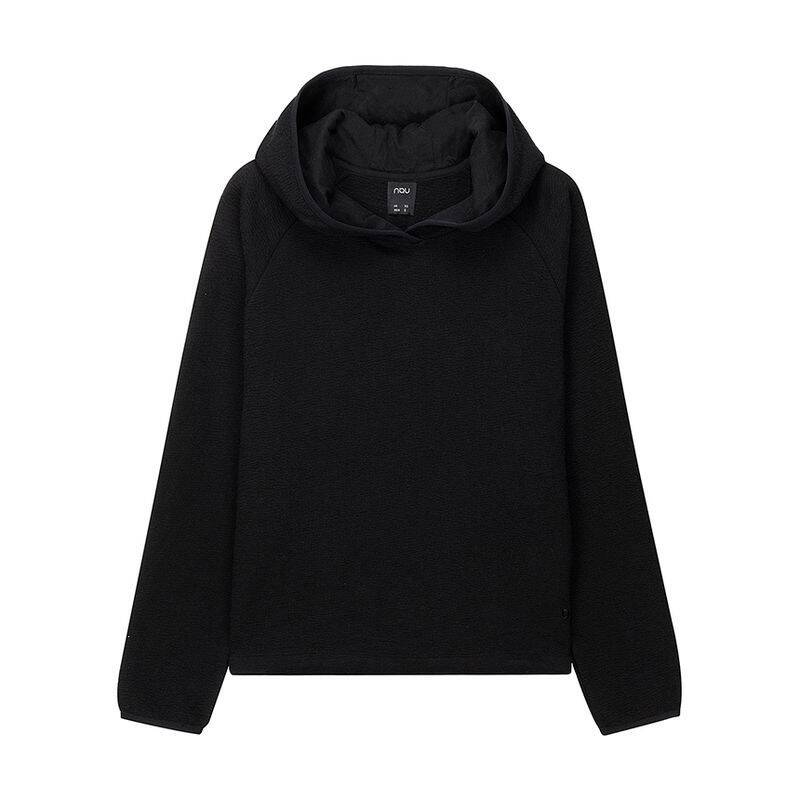 Nau W リーフ フリース フード付きTシャツ ブラック 496836
