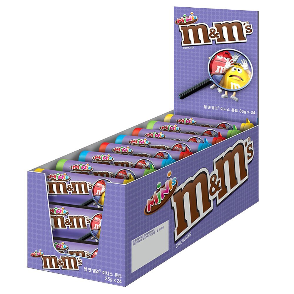 M&Msミニチューブチョコレート35gx24本入