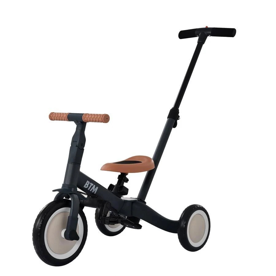 【おしゃれ三輪車】子供用三輪車 2WAY 4in1　押し棒付き ランニングバイク 自転車 おもちゃ キッズバイク プレゼント