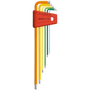 PB SWISS TOOLS 212LH-5RB ボール付ロング六角レンチセット（パックナシ）手動工具