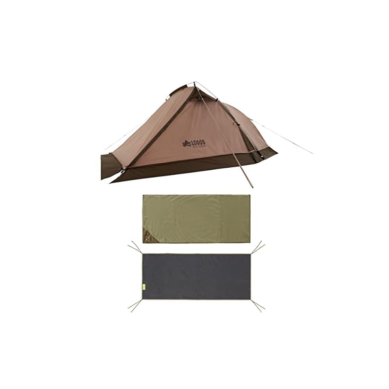 ロゴス Tradcanvas オーニングツアラーSOLOセット-BB ベージュ テント(約)幅210全長290高さ123cm
