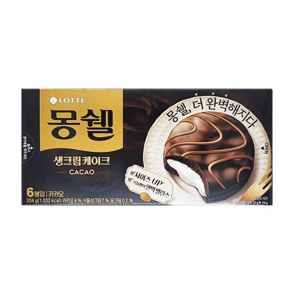 ロッテ モンシェル カカオ 204g x 16個 無