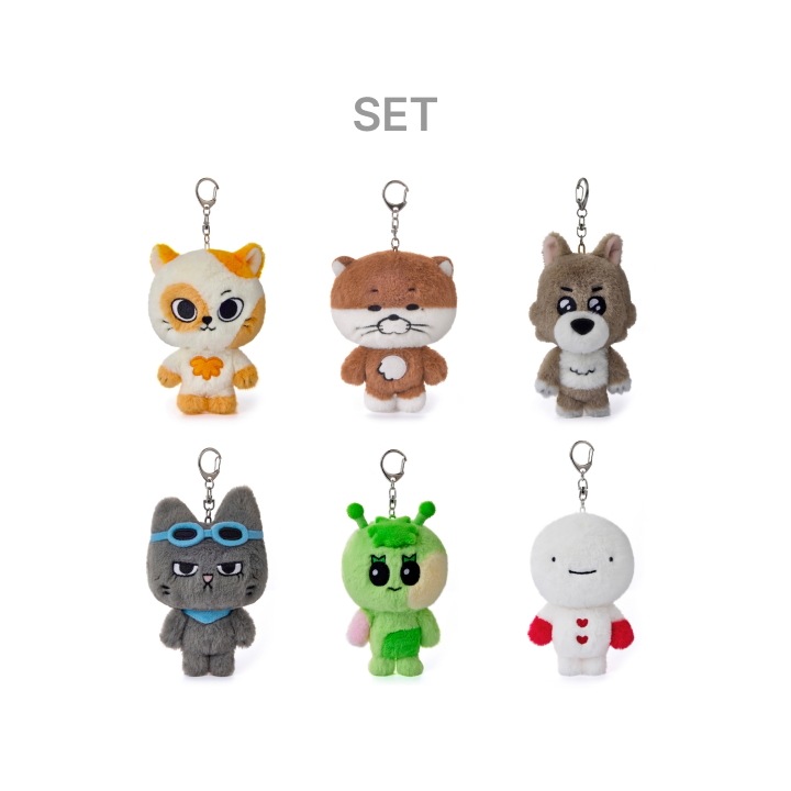 [WEVERSE特典付き/6種セット] BOYNEXTDOOR BND - BBNEXDO IS COMING TO TOWN OFFICIAL MD PLUSH KEYRING 新品未開封