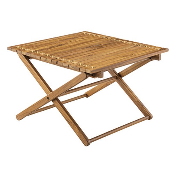 ロールトップテーブル ブラウン 幅60×奥行き60×高さ40cm TTF-927