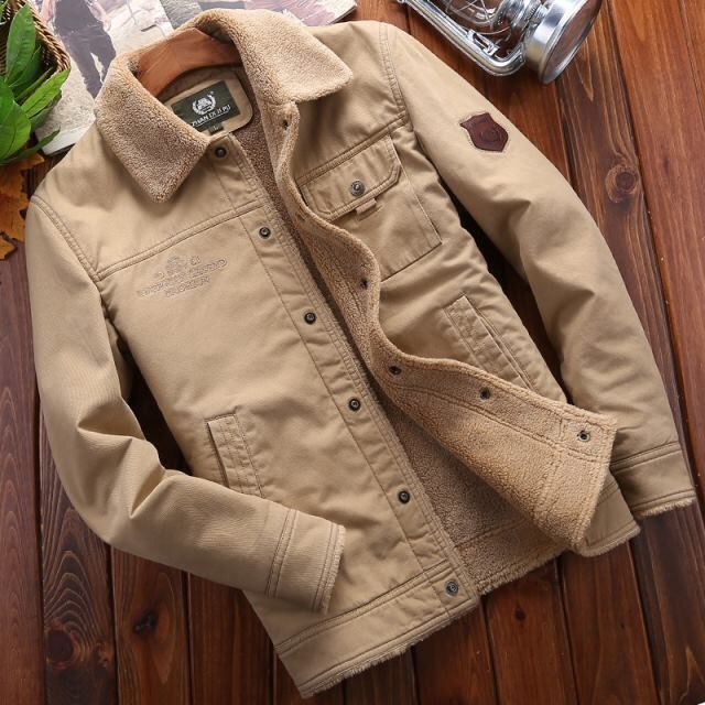 製品 気質 ミリタリージャケット メンズ コーチジャケット アウター 厚手 ワークジャケット 暖かい 登山 防寒服 裏起毛 メンズアウター アウトドア