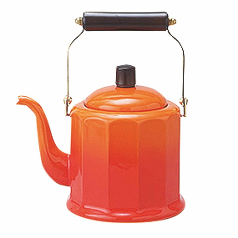 野田琺瑯 ロイヤルクラシックケトル RCL‐50K オレンジ