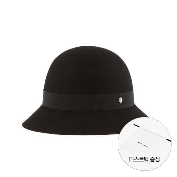 HAT51532 BK エタ ブラック リボン ラウンド クローシュ バケットハット