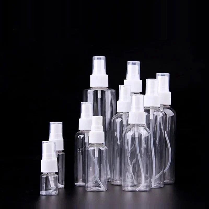 空の透明なプラスチック製のスプレーボトル,医療,口腔,液体パック,噴霧器,化粧品容器,10 ml, 20 ml, 30 ml, 50 ml, 60 ml, 80 ml, 100ml