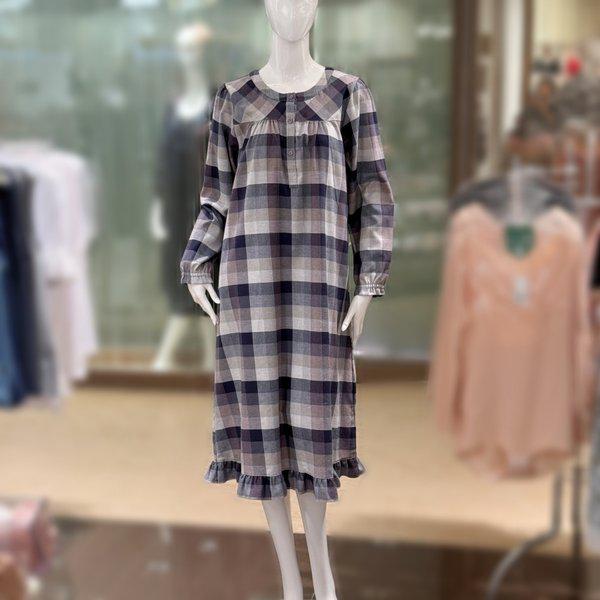 女性綿起毛先染めチェックワンピース (WGN5485W)_s 22,286円