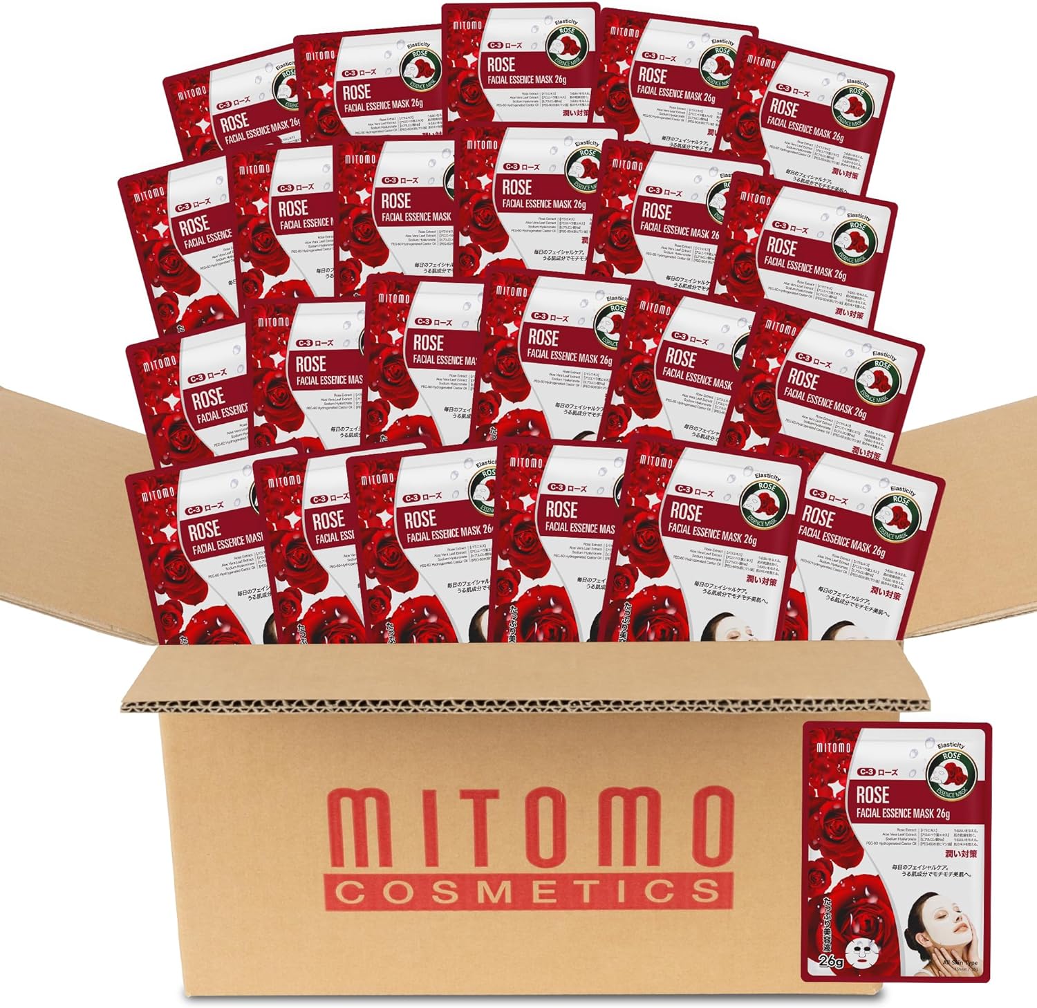 日本製 シートマスク 水分補給, 皮膚镇静 マスク/800枚x1セット＝800枚/美容液/スキンケア 潤いマスクパック[MTSS00516-C-3x080]