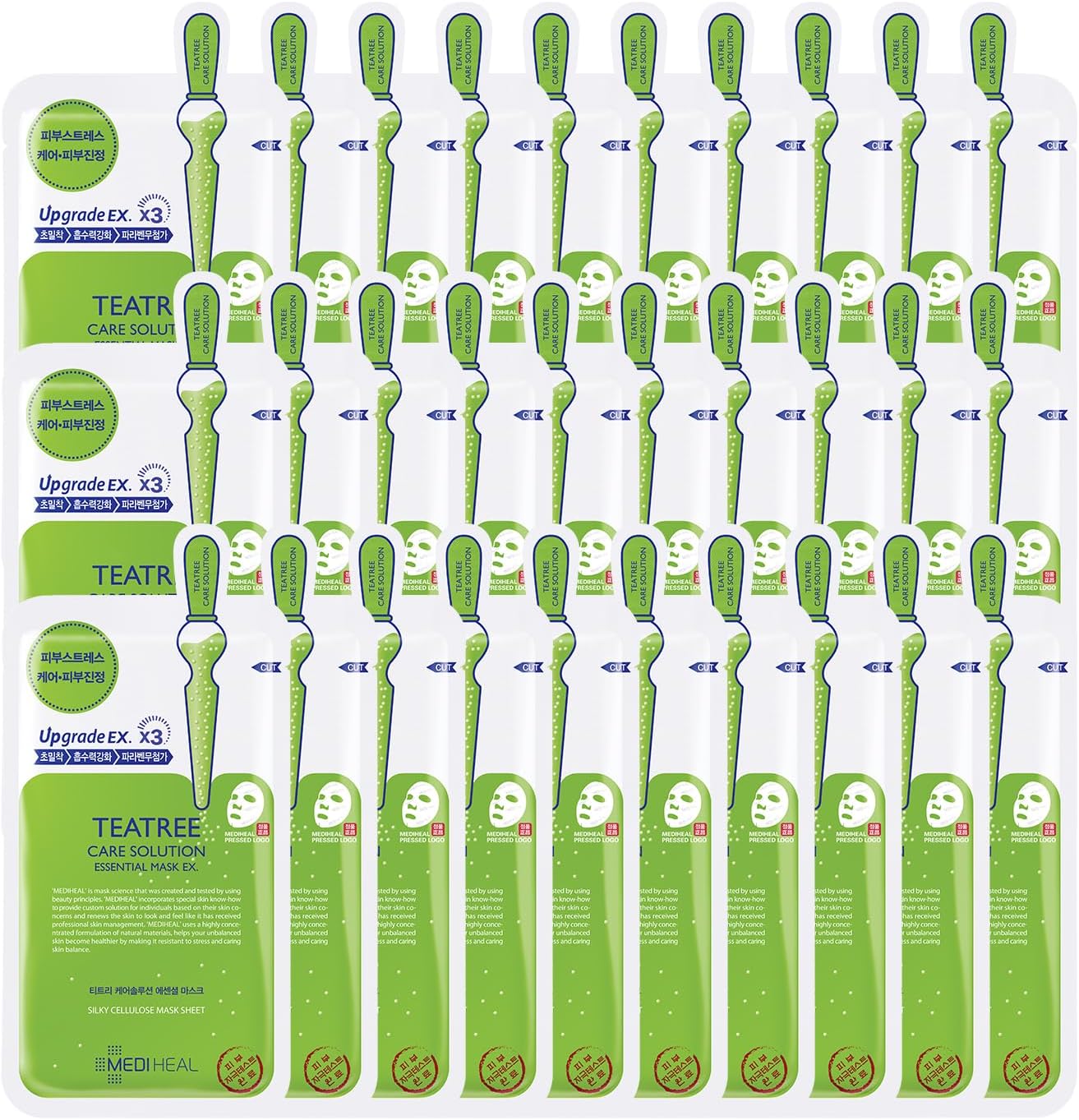 MEDIHEAL(メディヒール) ティーツリー ケアソリューション エッセンシャルマスク EX (30)