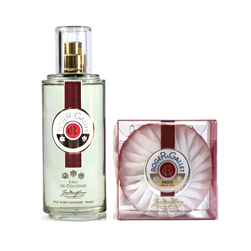 ロジェガレ ジャンマリファリナ ギフトセット（オーデコロン 100ml＆ パフューム ソープ 石鹸 100g） ROGER＆GALLET JEAN MARIE FARINA PERFUMED SET