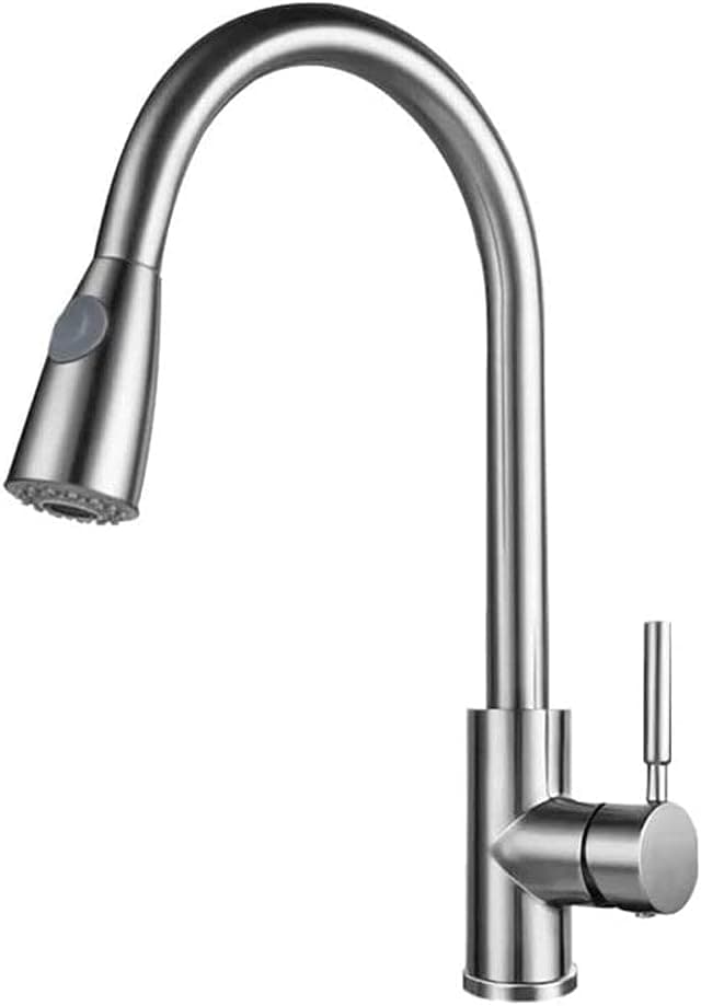 Generic Faucet High Arch Kitchen Sink Tap 360掳 Swivel Kitchen Mixer Taps with Pull down Sprayer Wate