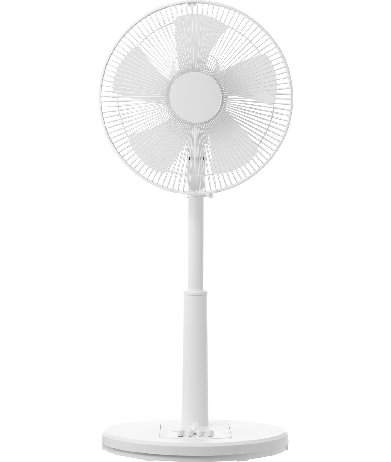 扇風機 リビング 左右自動首振り 押しボタンスイッチ 風量3段階調節 切タイマー 換気 ホワイト AMT-BJ30(W)