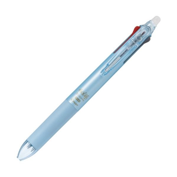 （まとめ） パイロット多色ゲルインキボールペン フリクションボール3 スリム 0.38mm （軸色：パールブルー） LKFBS60UF-PL 1本 (×10セット)