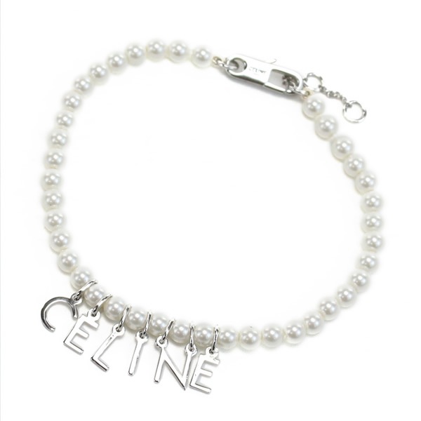 ブレスレット パール ロゴ 460PZ 6BPE 01IS ホワイト シルバー 45,480円