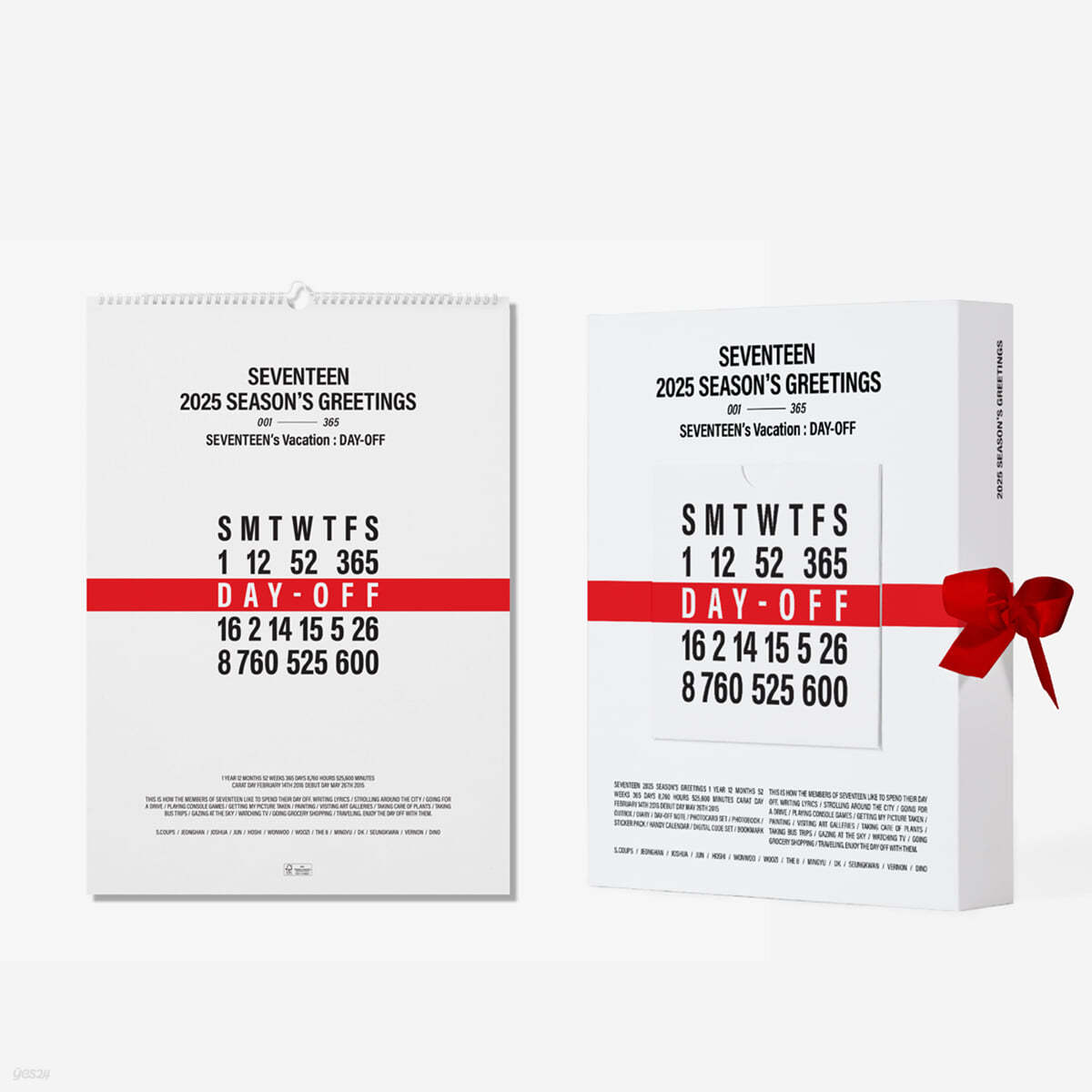SEVENTEEN 2025 シーズングリーティング + ウォールカレンダーセット