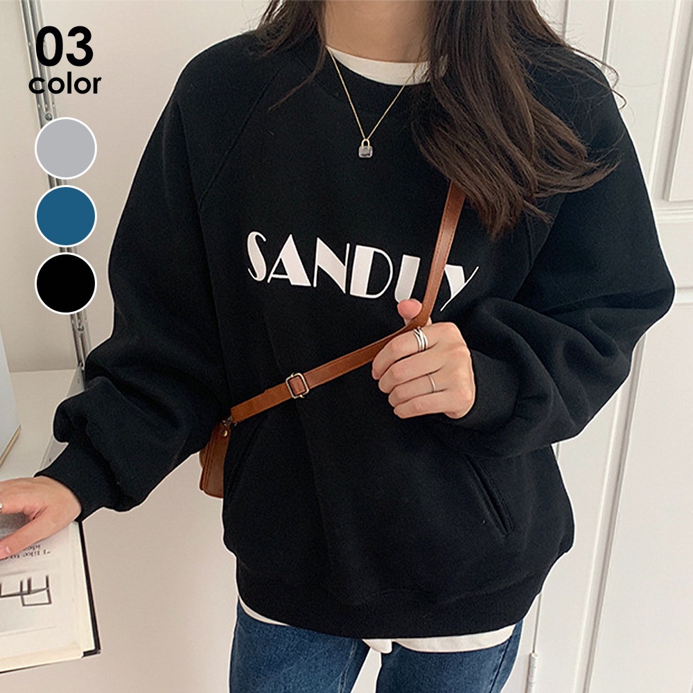 国内即納 トレーナー レディース 裏起毛 韓国