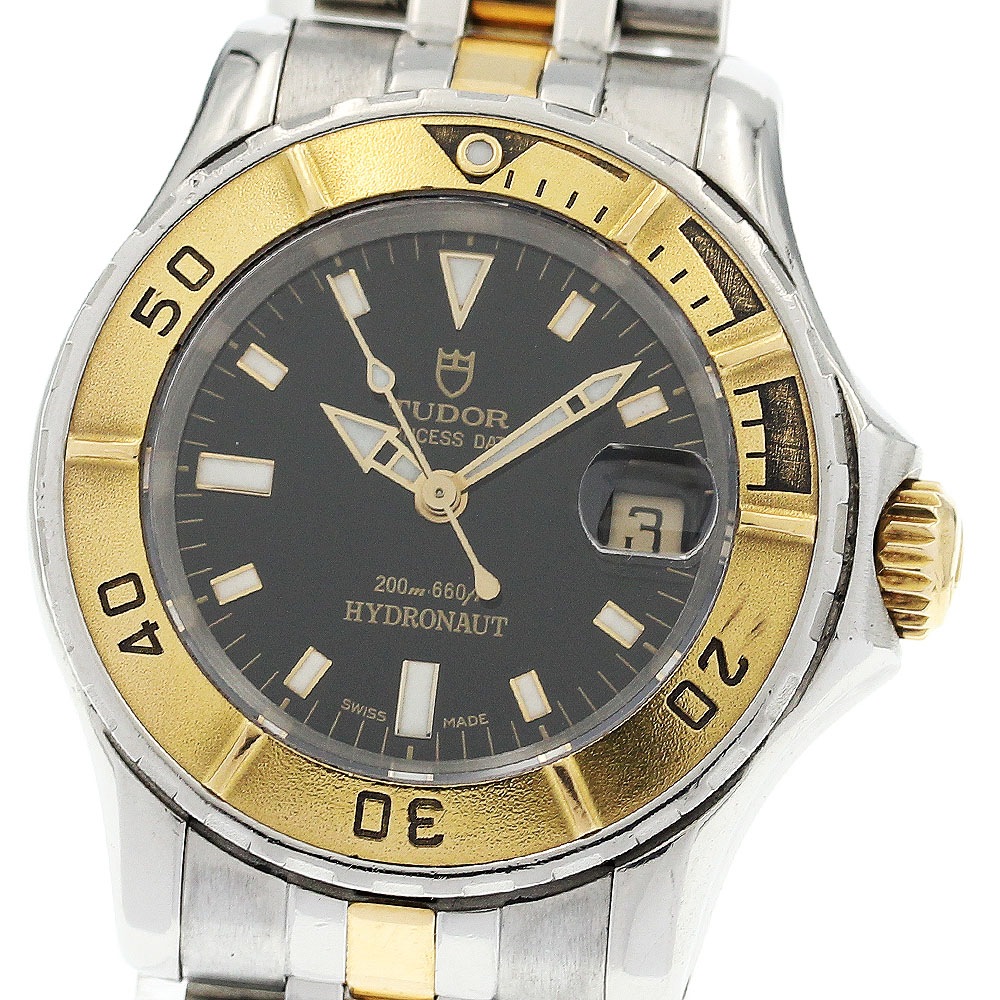 チュードル TUDOR 99093P プリンセスデイト YGコンビ 自動巻き レディース _920772【中古】