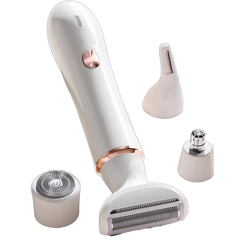 剃毛器私的女性秘密所剃毛器女性秘密所剃毛器電動男性陰部脱毛器修理器脚毛腋窩剃毛神器【四合一刀頭】多機能脱毛器30%までに制限