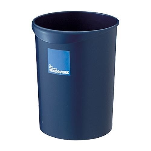 （まとめ買い）リス W＆W屑入れ 丸 12L DB ﾏﾙ12DB ﾀﾞｰｸﾌﾞﾙｰ 00048362 [x5]