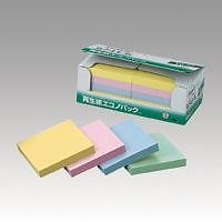 （まとめ買い）ポストイットリサイクル紙エコノパック 混色 6541-K 00031404 [x3]