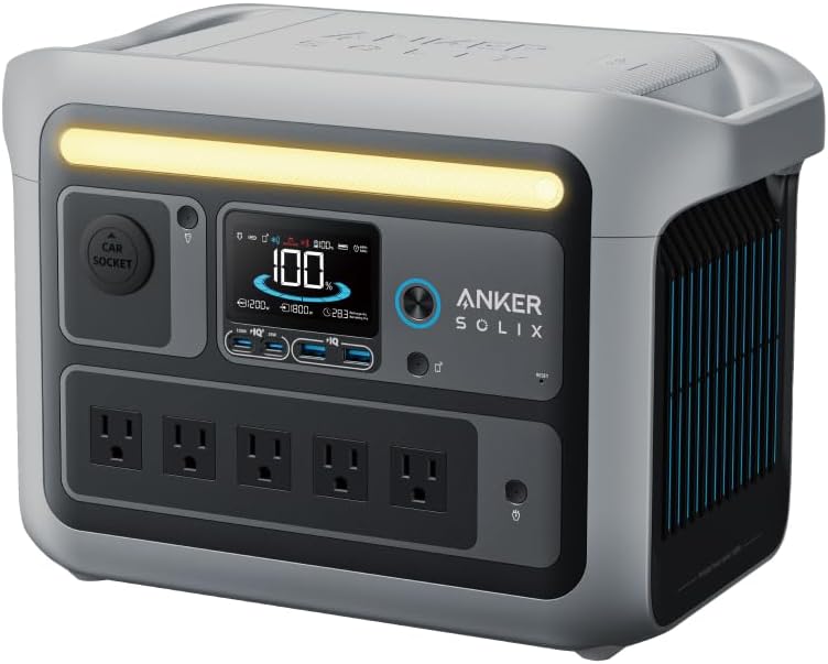 ANKER Solix C800 Portable Power Station ポータブル電源 ダークグレー A17535Z1