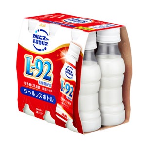 アサヒ カルピス由来の健康科学 守る働く乳酸菌 ラベルレスボトル 100mlPET120本[30本