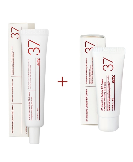 【韓国純正品】37 インテンシブセルラークリーム 45ml +20ml(鎮静/損傷ケア/保湿/トラブル) マスクパック追加 ギフト毛穴カバークリーム 皮膚科施術後も使えるSNSで人