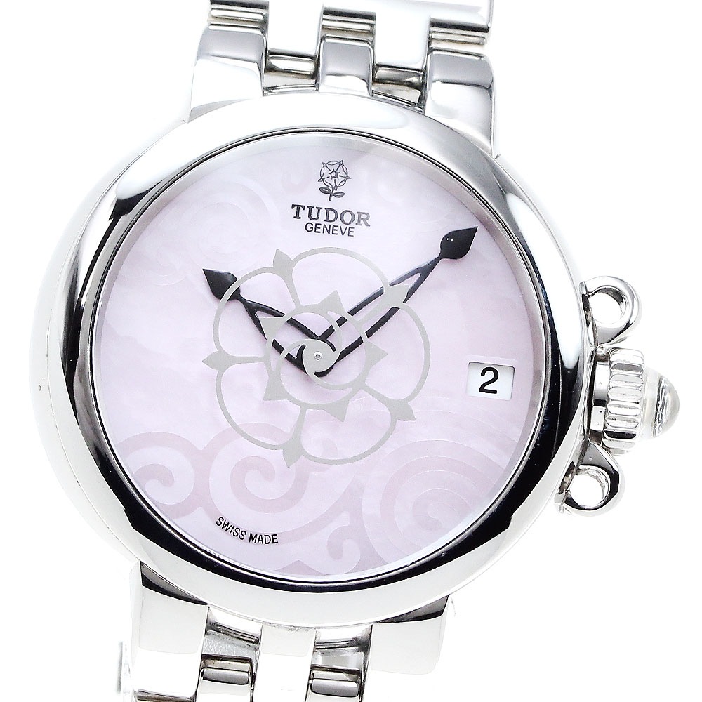 チュードル TUDOR 35700 クレア ド ローズ デイト 自動巻き レディース _826148【中古】
