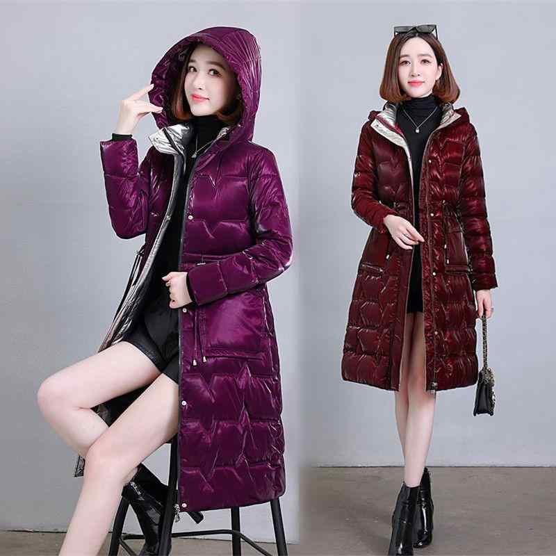 秋服 レディース ファッション オシャレ カワイイ シンプル 大人カワイイ 大きいサイズ ハイエンド シンフォニー ミドル丈 ダウン コットン ジャケット 冬