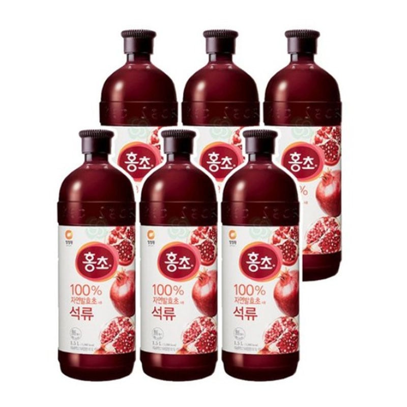 紅酢(ホンチョ) ざくろ1.5L 6本セット飲むお酢 飲めるざくろ 健康飲料