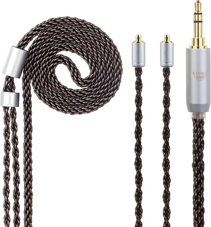 ZT8 リケーブル Pentaconn Earコネクタ イヤホンケーブル 8芯 OFC Acoustune用( 3.5mm, Pentaconn Earコネクタ)