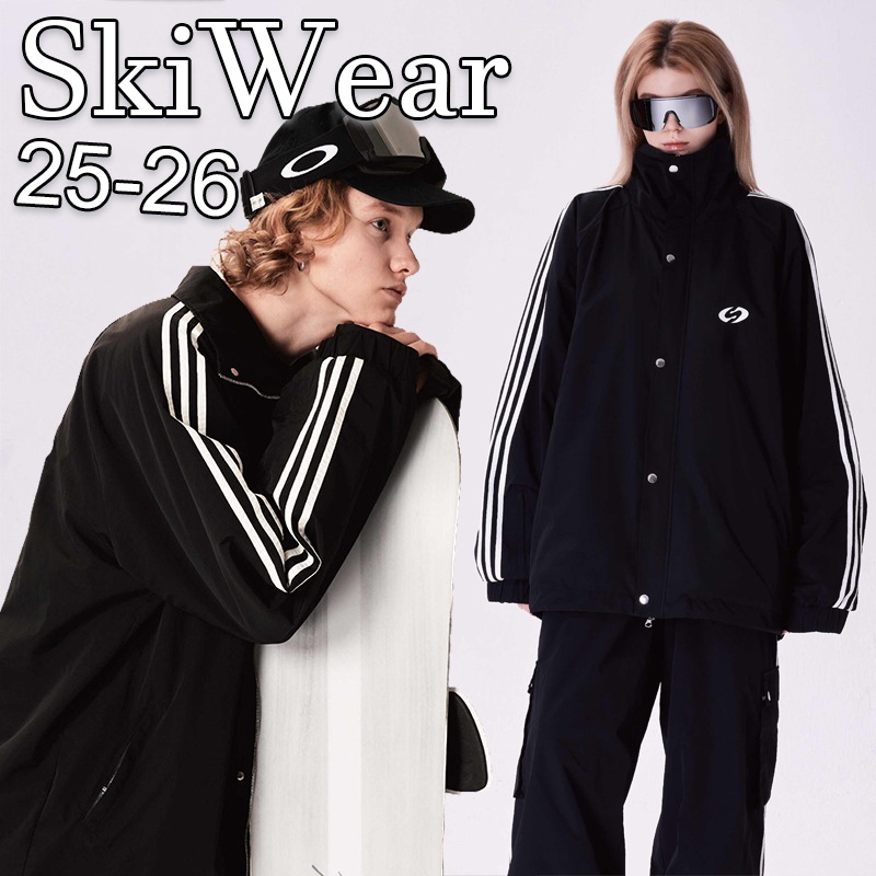 25-26新作 スキーウェア メンズ レディース 男女通用 スノーボードウェア アウター ジャケット パンツ