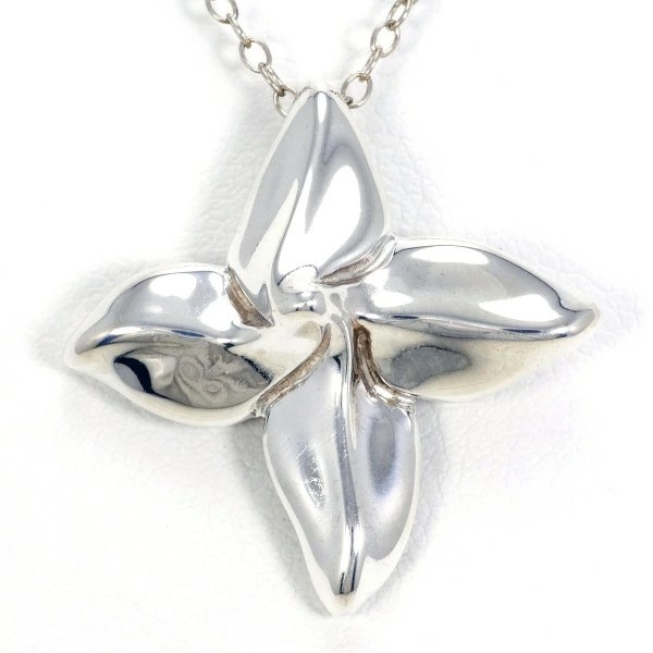 ティファニー ポインセチア シルバー ネックレス 総重量約3.7g 約40cm ジュエリー 中古