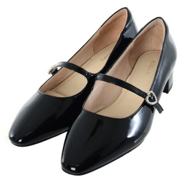[] 女性メリージェーンパンプス 3.5CM(EQEFHP560BK) [P003722818]